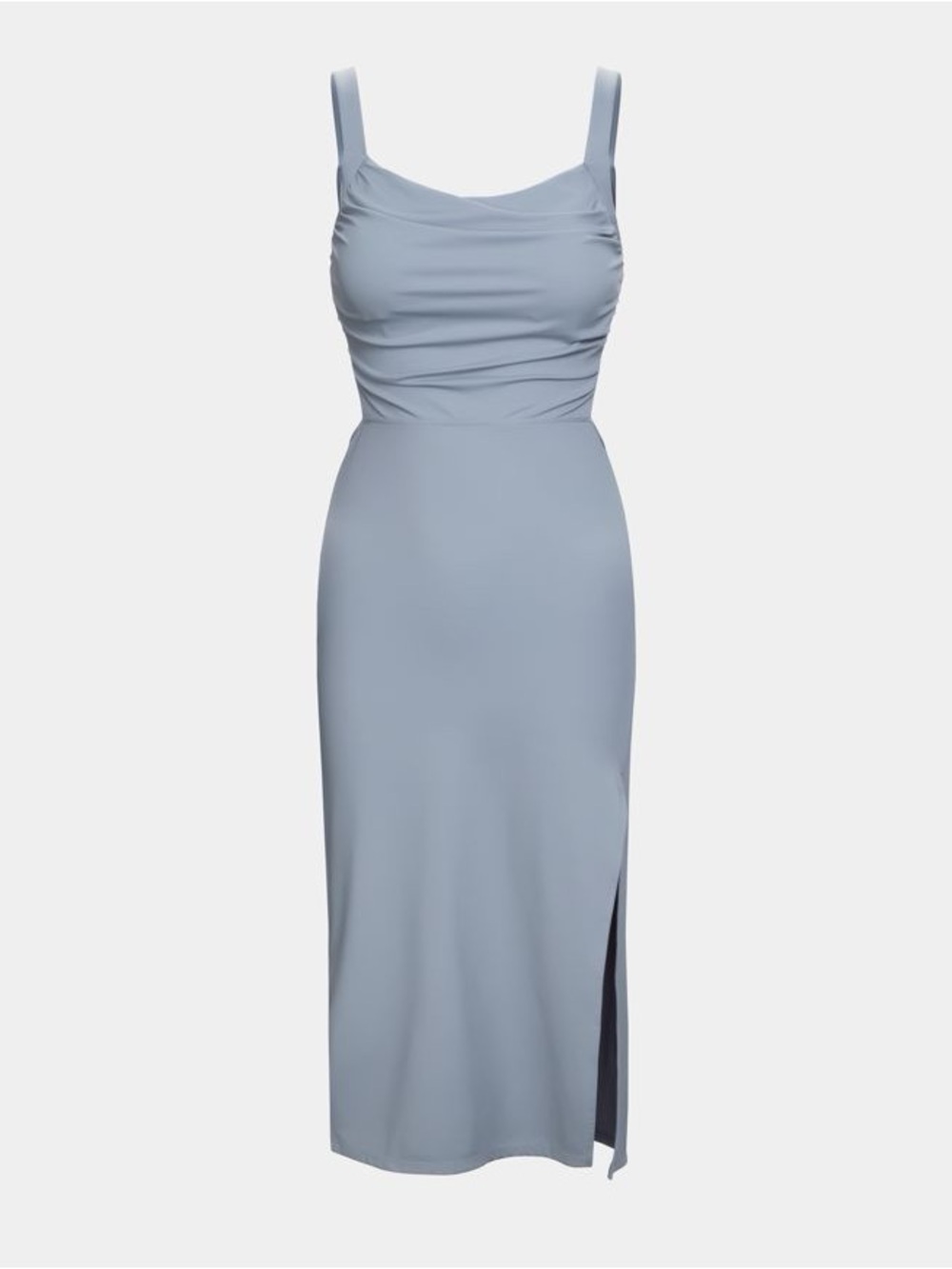 Halara Ruched Lace Up Bodycon Midi Casual Dress M Medium NWT - Picture 6 of 16